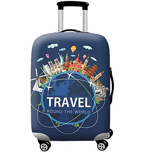 WUJIAONIAO Travel Luggage Cover - Protect and Style Your Suitcase!