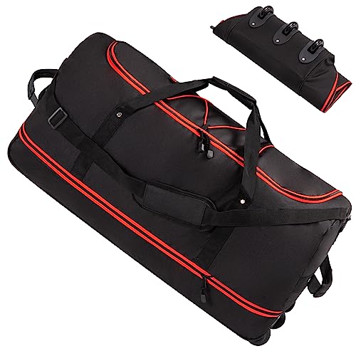 Spacious and Portable Rolling Duffle Bag with Wheels