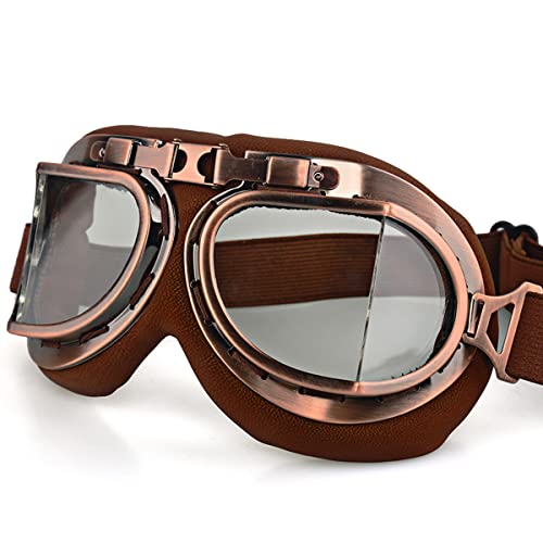 LILSIS Retro Motorcycle Goggles