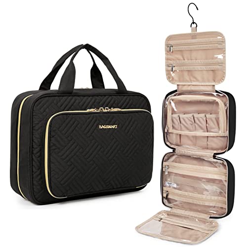 Stylish and Functional BAGSMART Toiletry Bag with Hanging Design