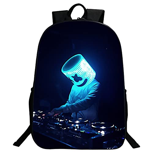 DJ Music Backpack School Student Books Bag