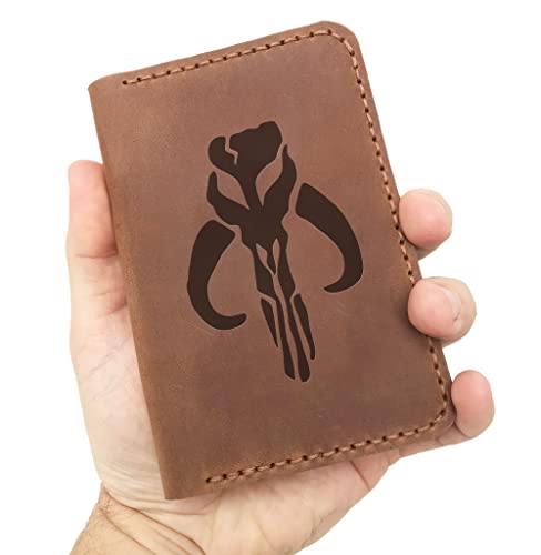 Mandalorian Leather Passport Holder