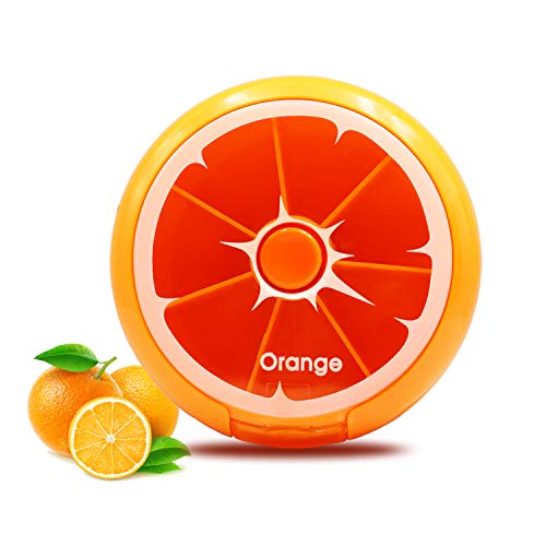 LazyMe Weekly Pill Box - Cute 7 Compartments Medicine Organizer