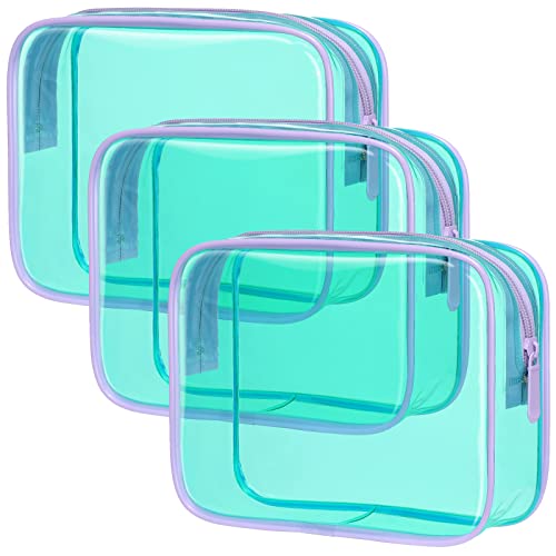 Stylish TSA-Approved Clear Makeup Bags - Travel Essentials Organizer