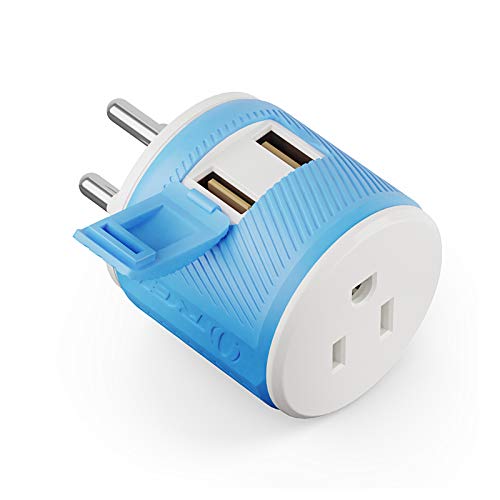 OREI Thailand Travel Adapter with USB - Type O (U2U-18)