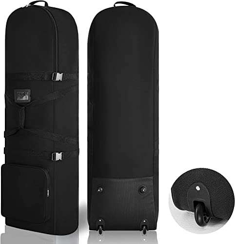 DAREKUKU Padded Golf Travel Bags with Wheels