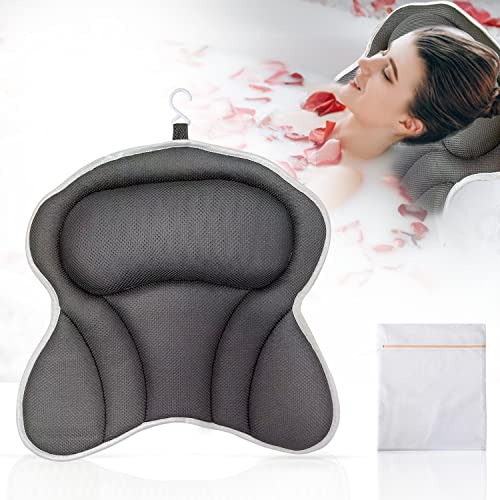 Ergonomic Bath Pillow for Neck and Back Support