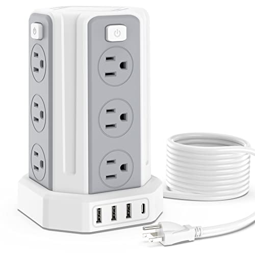 Versatile Power Strip Surge Protector for Travelers