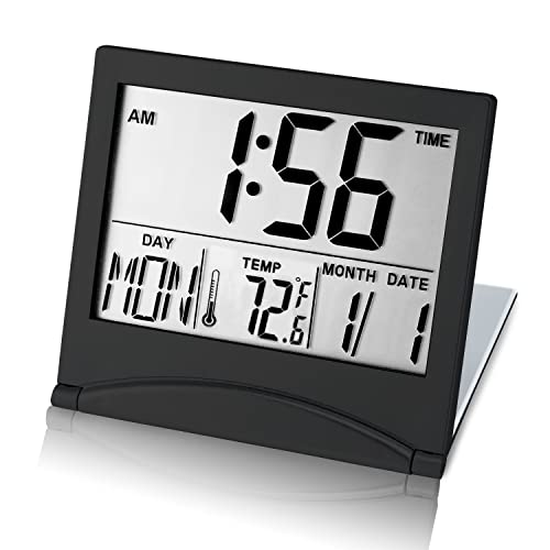 Portable Small Digital Travel Alarm Clock