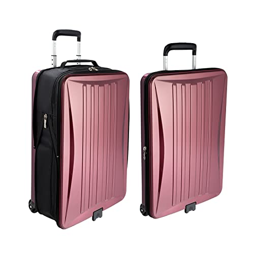 Collapsible Travel Luggage - 40L - Red - 21inch