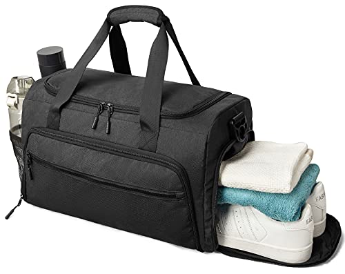 Compact Gym Bag with Wet Pocket & Shoes Compartment