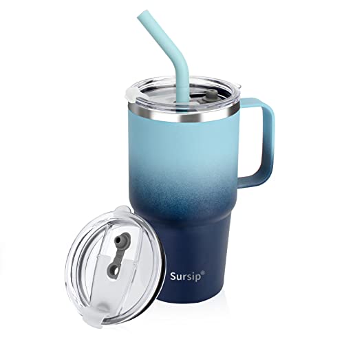 Sursip 24 oz Insulated Cup with Handle