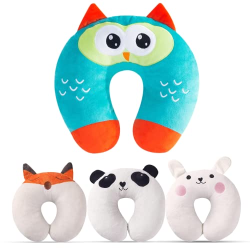 Little Grape Land Kids U Shape Neck Pillow for Travel