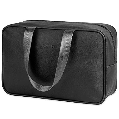 Large Travel Toiletry Bag for Women - Black