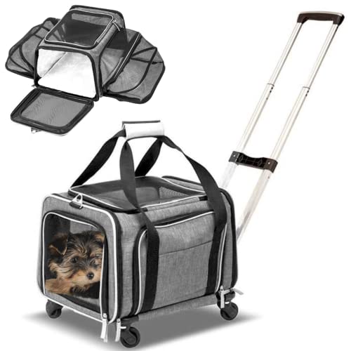 Ruff Life 101 Expandable Pet Carrier on Wheels