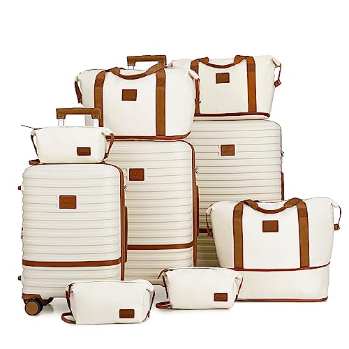 Joyway 3 Piece Suitcase Set with Spinner Wheel