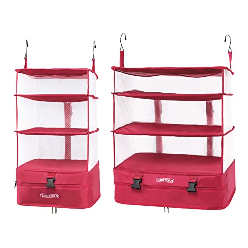 TABITORA Hanging Travel Shelves Organizer