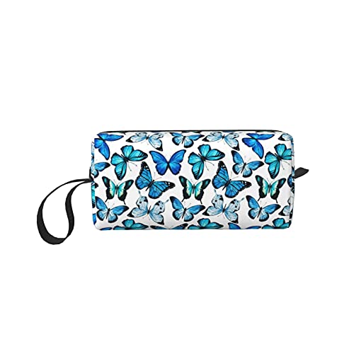 AGAXOZW Butterfly Small Makeup Bag - Cosmetic Organizer for Travel