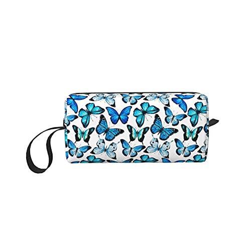 AGAXOZW Butterfly Small Makeup Bag - Cosmetic Organizer for Travel