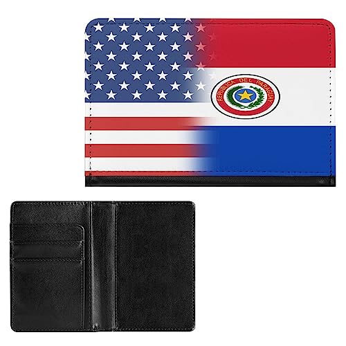 American And Paraguay Flag Passport Holders