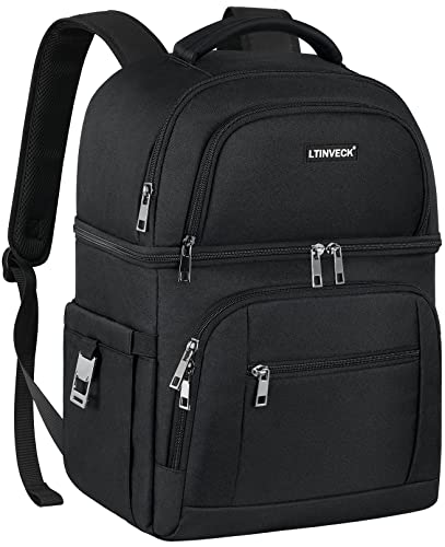 Cooler Backpack, Insulated Double Deck Cooler Bag