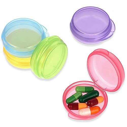 WLLHYF 5 Packs Mini Pill Case WLLHYF 5 Packs Mini Pill Case