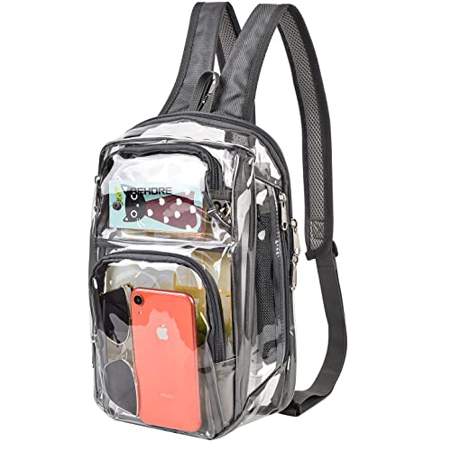 Clear Stadium Approved Backpack with Shoulder Straps