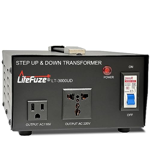 LiteFuze LT 3000 Watt Voltage Converter Transformer