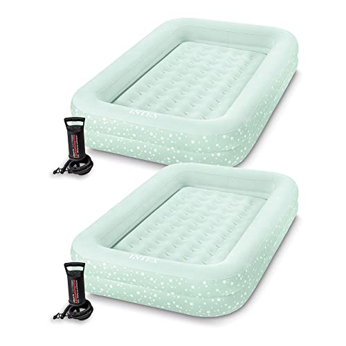Intex Kids Travel Air Mattress Set with Raised Sides