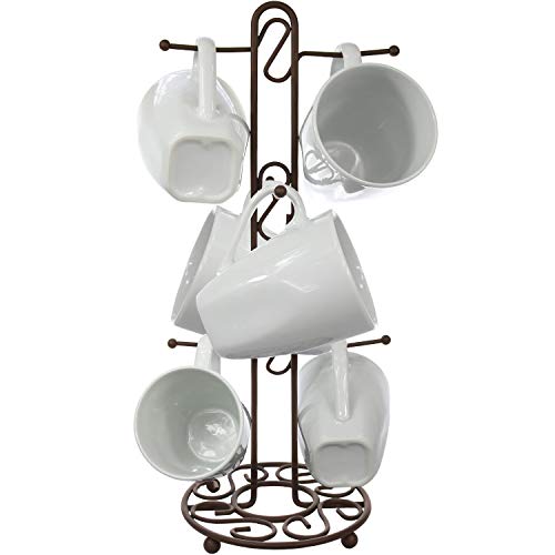 Blue Donuts Farmhouse Mug Rack