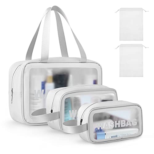 MicoSim Clear Toiletry Bag Set