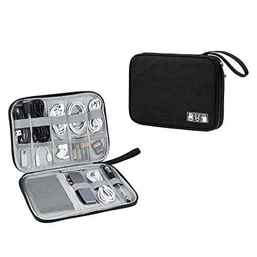 Portable Electronic Organizer with Waterproof Storage