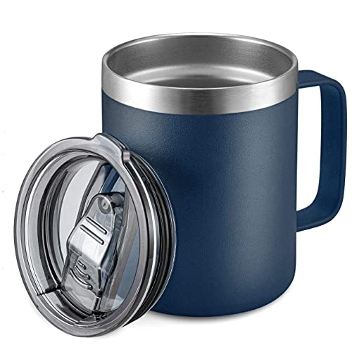 ALOUFEA 12oz Stainless Steel Insulated Coffee Mug