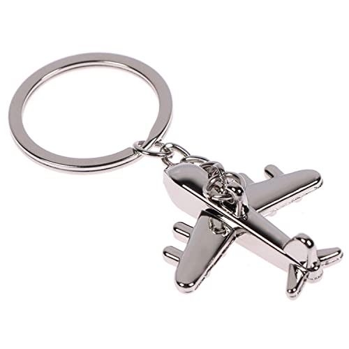 Mini Airplane Alloy Keychains Keyring (pack of 2)