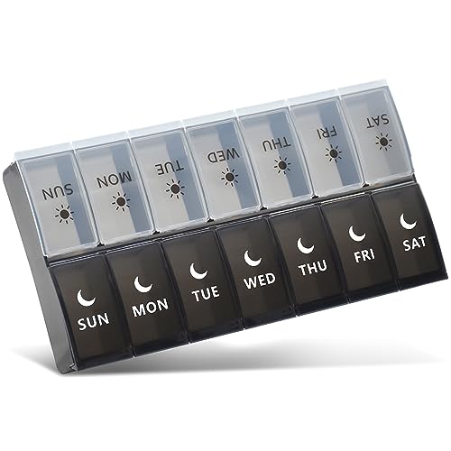 Large Pill Organizer 2 Times a Day - Convenient and Reliable
