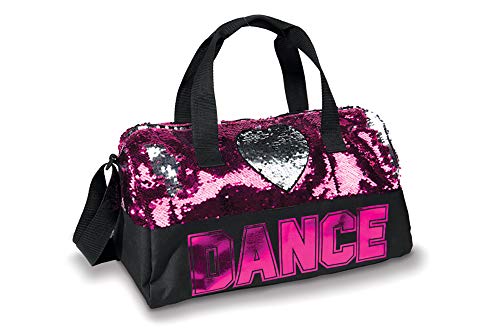 Sequin Dance Heart Duffle Bag