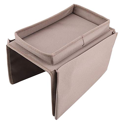 Sofa Armrest Organizer with Cup Holder Tray