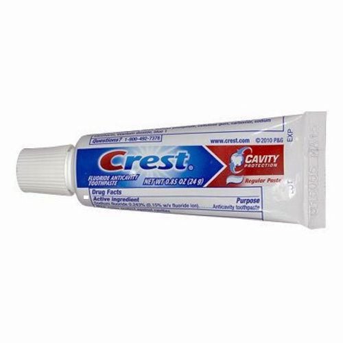 Crest Cavity Protection Toothpaste, 0.85 oz Travel Size (100 Pack)