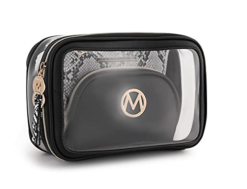 MKF Stylish Cosmetic Bag Travel Organizer with Makeup Brushes