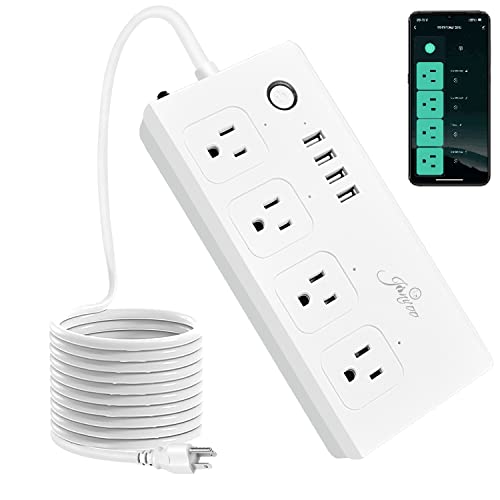 Smart Power Strip Surge Protector with WiFi Control