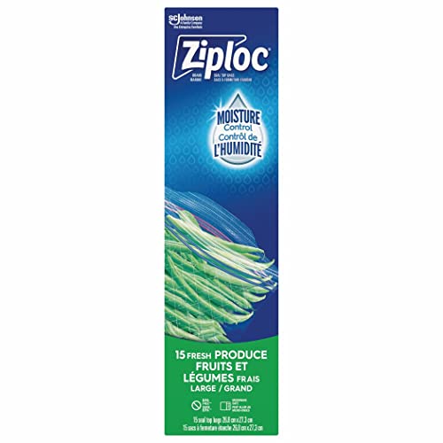 Ziploc Fresh Produce Bags - Convenient Storage for Fruits and Vegetables