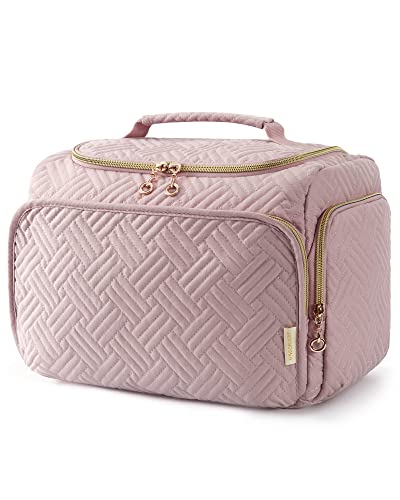 BAGSMART Toiletry Bag, Large Wide-open Travel Bag