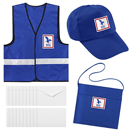 Mailman Costume Adult Mail Carrier Costume Kit