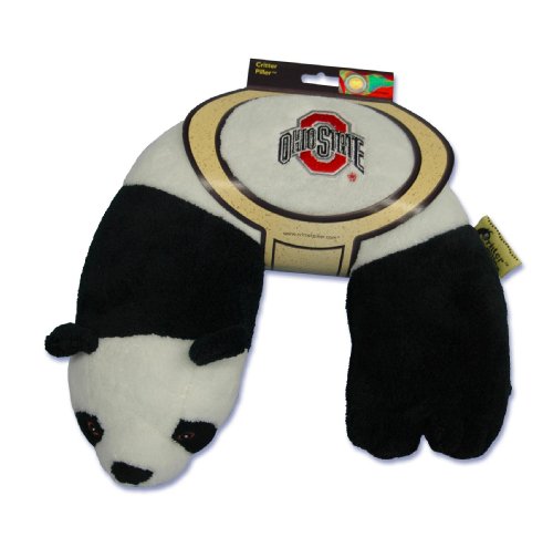 Ohio State Buckeyes Panda Critter Travel Neck Pillow