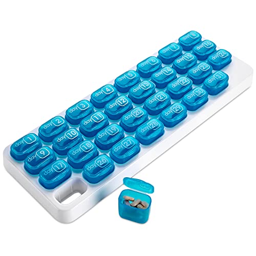 Medication Pill Organizer with Removable Pods