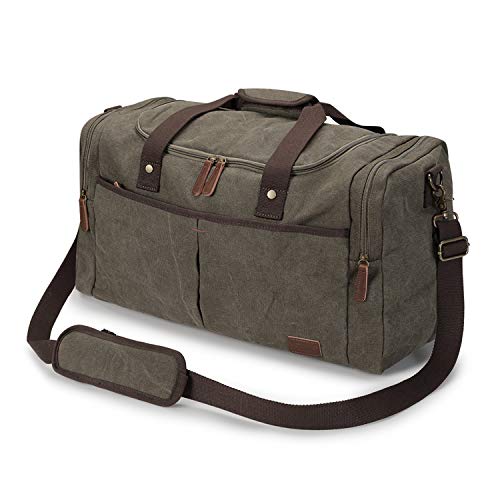 Versatile and Durable Canvas Duffel Bag for Travelers