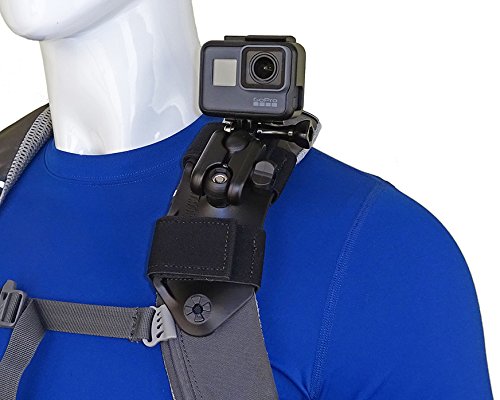Backpack Shoulder Strap Mount for GoPro and Other Action Cameras