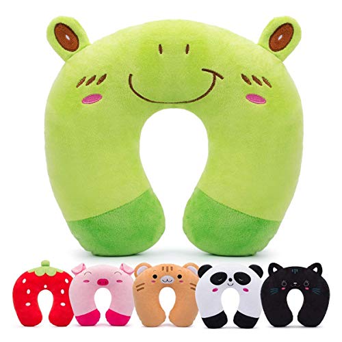 Soft Neck Head Chin Support Pillow for Kids - H HOMEWINS Travel Pillow