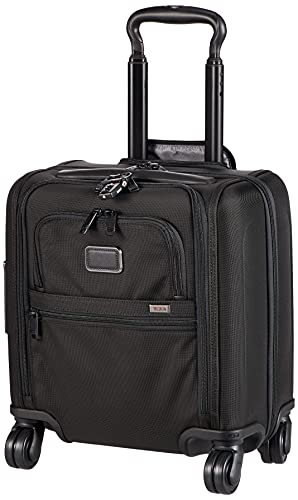 TUMI Alpha 3 4-Wheeled Briefcase - Black