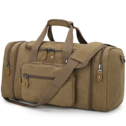 Gonex Canvas Duffle Bag for Travel, 50L - Stylish and Practical